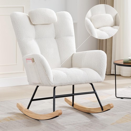 Nursery rocking chair - rocking, teddy