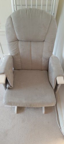 Grey upholstered rocking chair - grey,