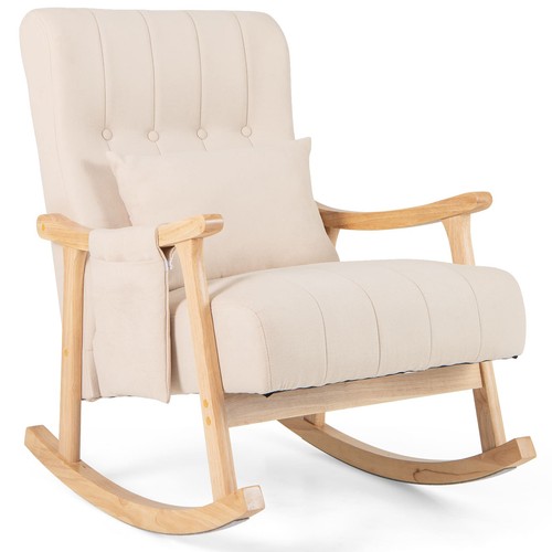 Gymax nursery rocking chair - nursery,