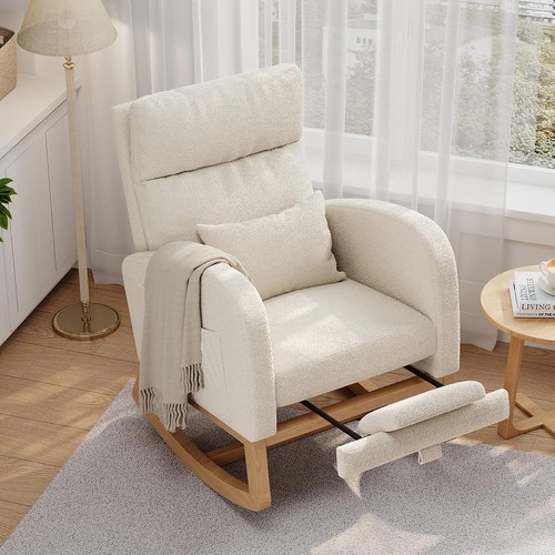 Nursery rocking chair with - nursery,