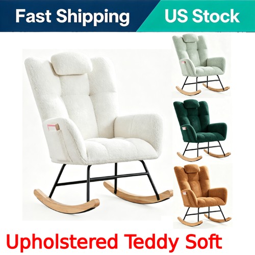 Glider teddy soft upholstered - glider,