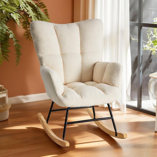 Nursery rocking chair teddy - rocking, chair,