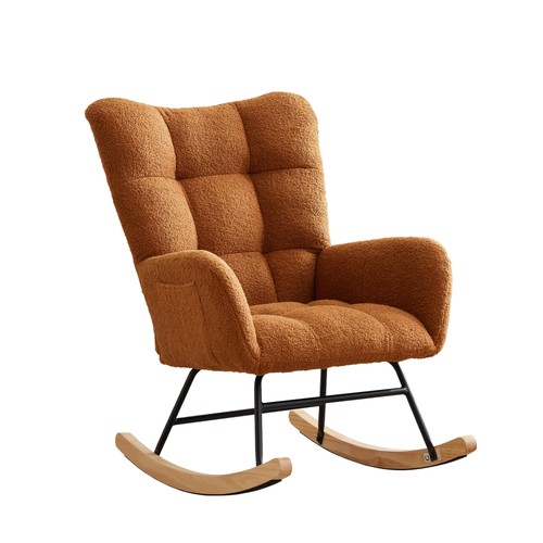 Teddy fabric glider rocker - teddy,