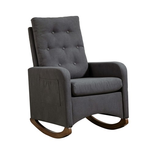 Upholstered nursery rocking - upholstered,